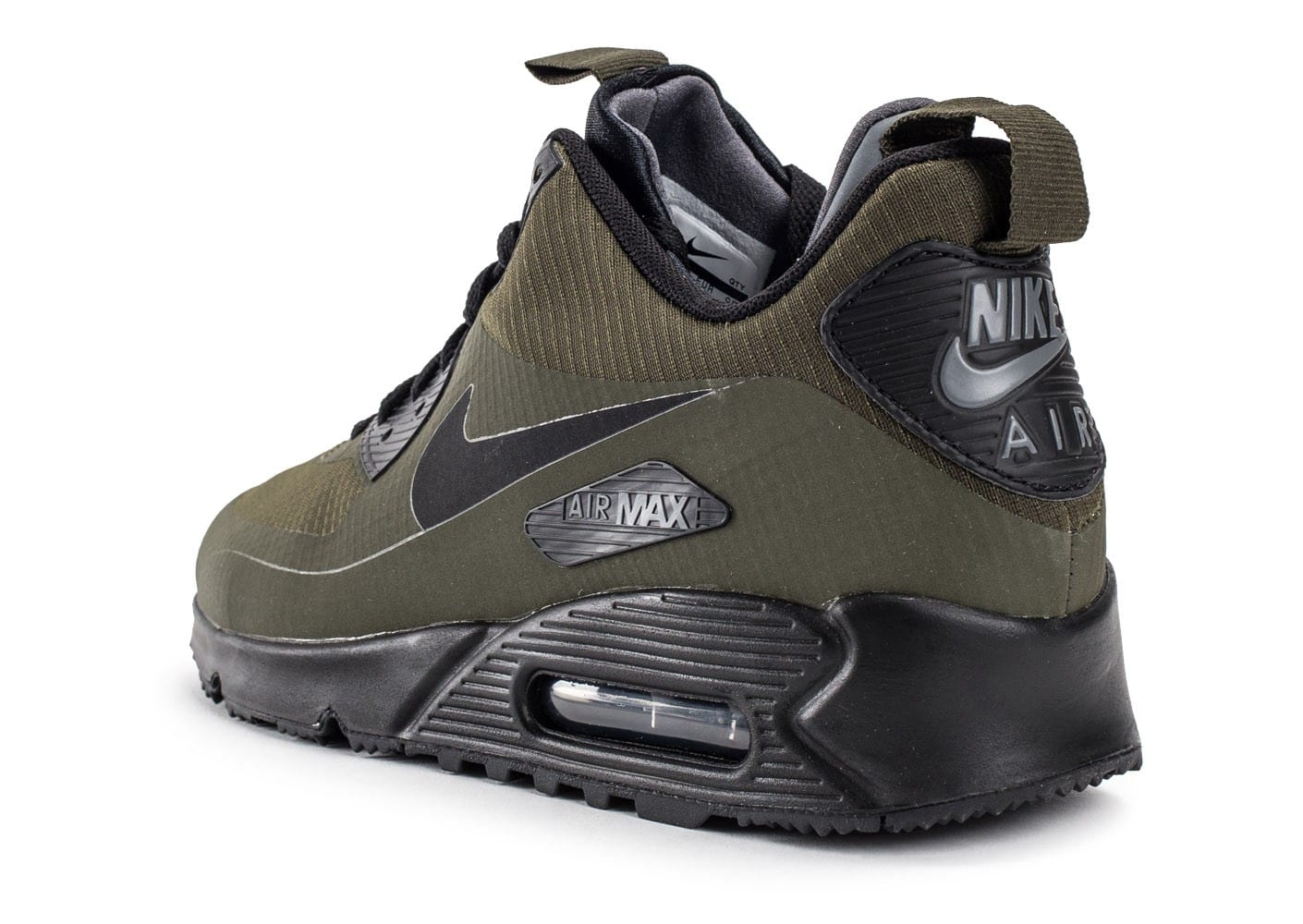 nike air max 90 mid winter kaki, ... Chaussures Nike Air Max 90 Mid Winter Green vue arrière ...